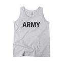 Army Gray Physical Training Tank Top (2XL)